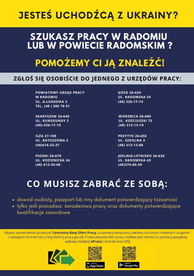 Plakat w języku Polskim
