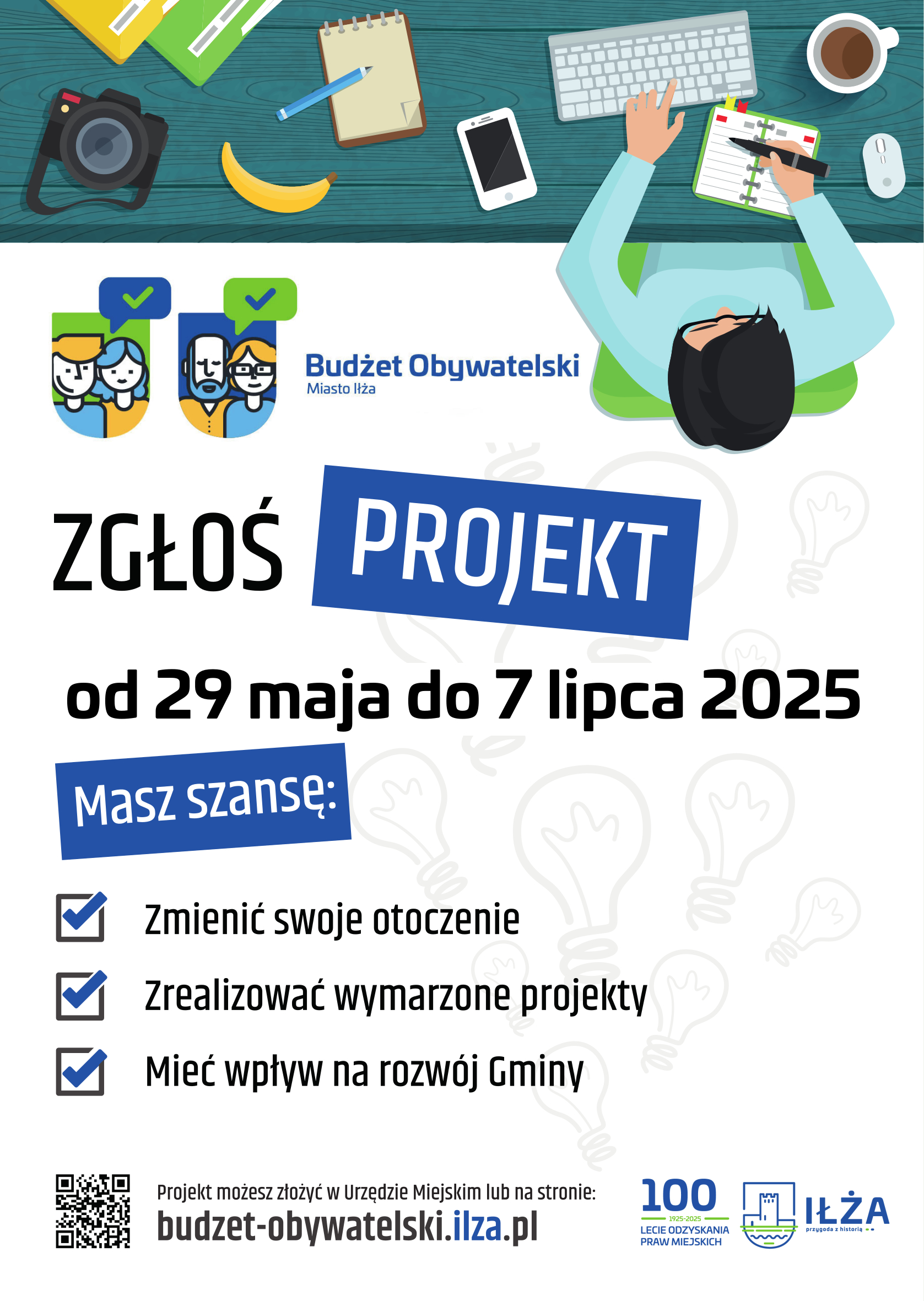 Zgłoś projekt do budżetu obywatelskiego do 7 lipca